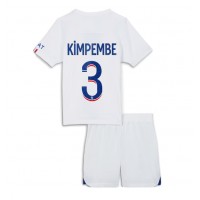 Paris Saint-Germain Presnel Kimpembe #3 Auswärts Trikotsatz Kinder 2023-24 Kurzarm (+ Kurze Hosen)